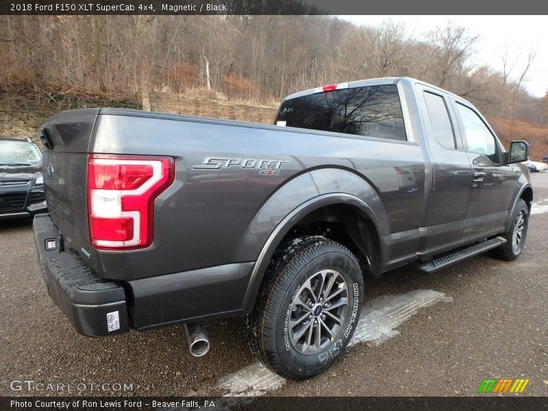 Magnetic / Black 2018 Ford F150 XLT SuperCab 4x4