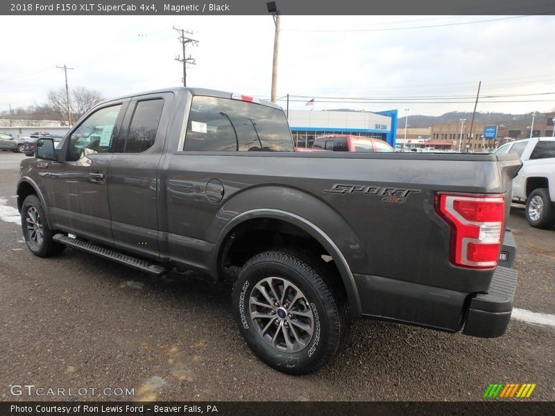 Magnetic / Black 2018 Ford F150 XLT SuperCab 4x4