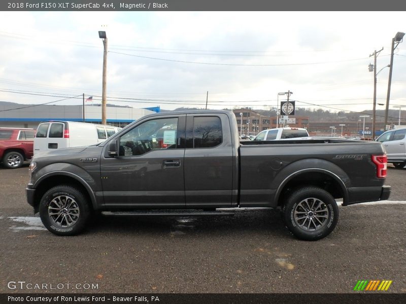Magnetic / Black 2018 Ford F150 XLT SuperCab 4x4