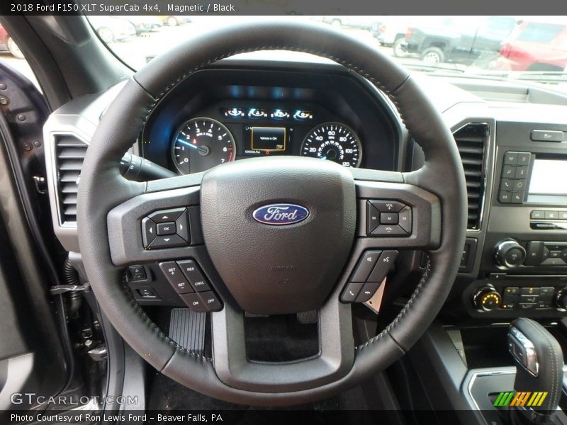 Magnetic / Black 2018 Ford F150 XLT SuperCab 4x4
