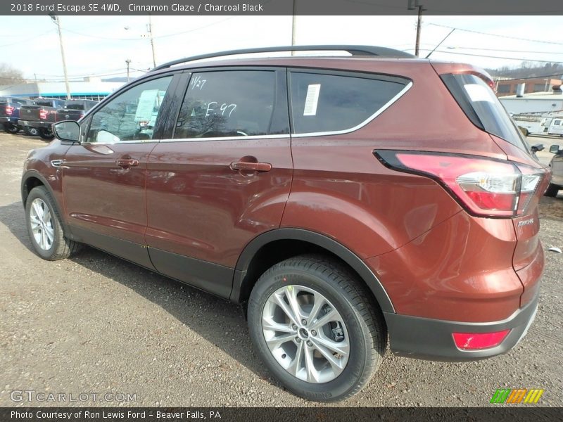 Cinnamon Glaze / Charcoal Black 2018 Ford Escape SE 4WD