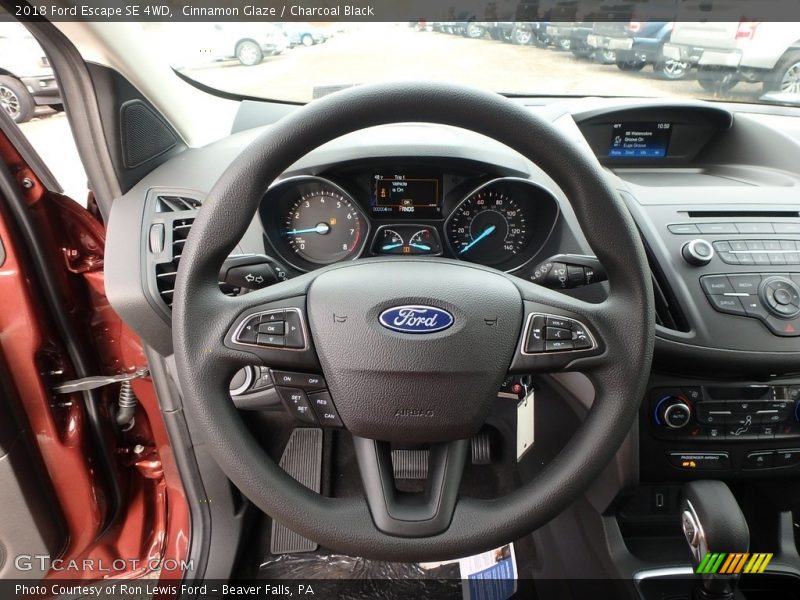 Cinnamon Glaze / Charcoal Black 2018 Ford Escape SE 4WD
