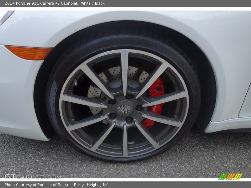 White / Black 2014 Porsche 911 Carrera 4S Cabriolet