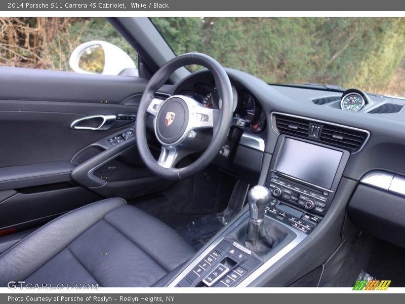 White / Black 2014 Porsche 911 Carrera 4S Cabriolet