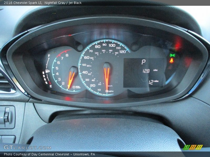Nightfall Gray / Jet Black 2018 Chevrolet Spark LS