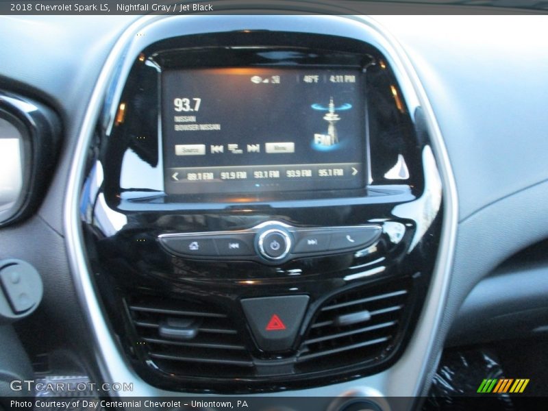 Nightfall Gray / Jet Black 2018 Chevrolet Spark LS