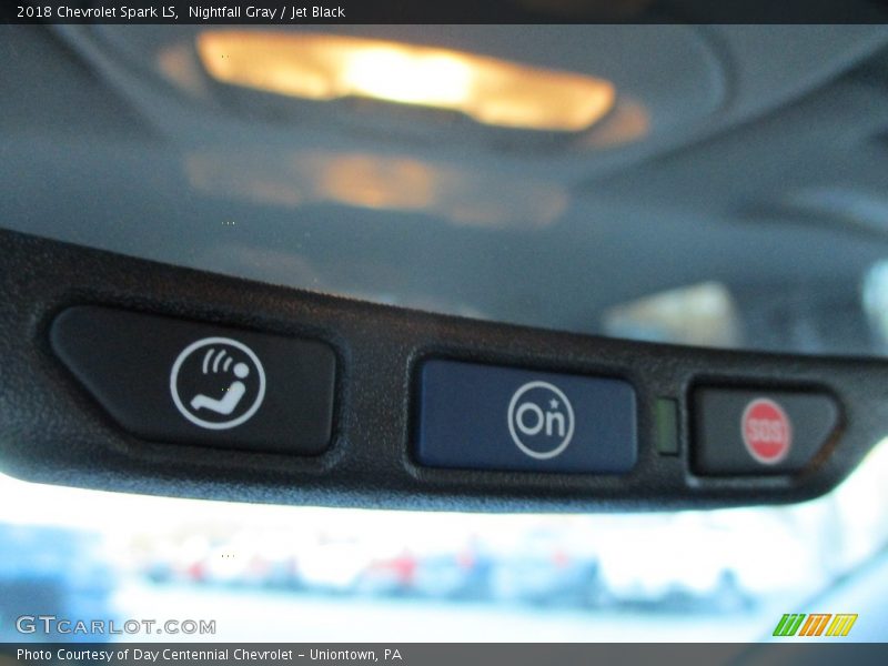 Nightfall Gray / Jet Black 2018 Chevrolet Spark LS