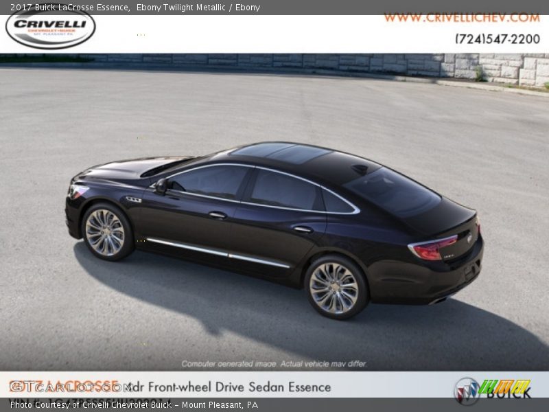 Ebony Twilight Metallic / Ebony 2017 Buick LaCrosse Essence