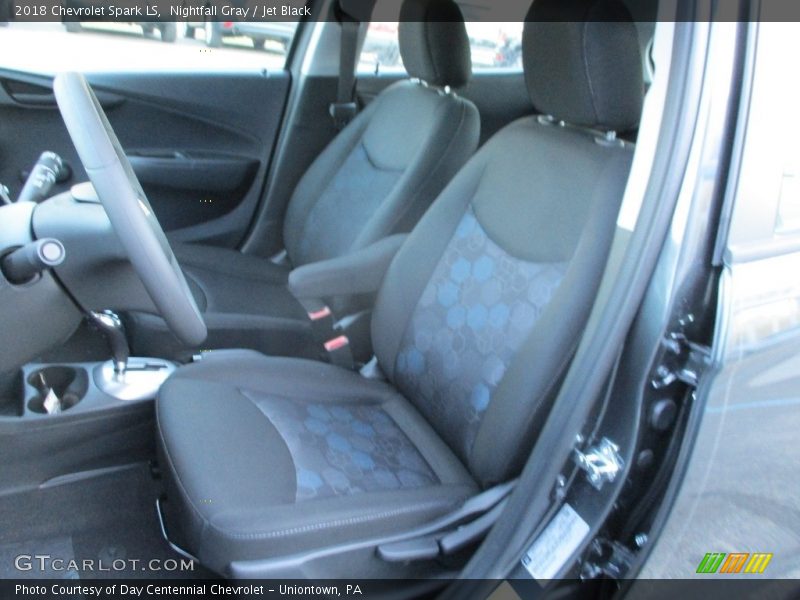 Nightfall Gray / Jet Black 2018 Chevrolet Spark LS