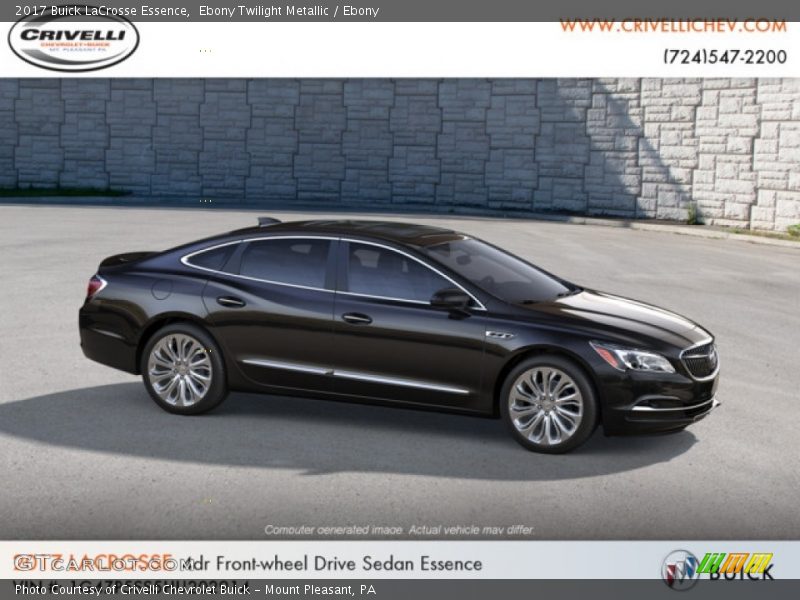 Ebony Twilight Metallic / Ebony 2017 Buick LaCrosse Essence