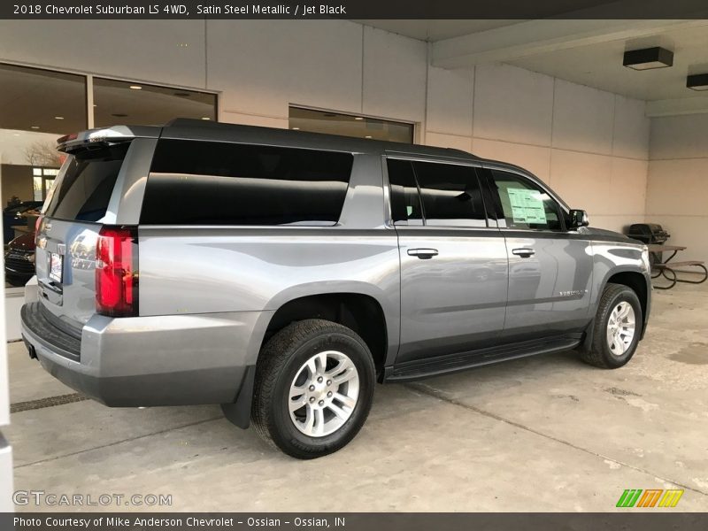 Satin Steel Metallic / Jet Black 2018 Chevrolet Suburban LS 4WD