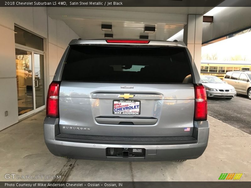 Satin Steel Metallic / Jet Black 2018 Chevrolet Suburban LS 4WD