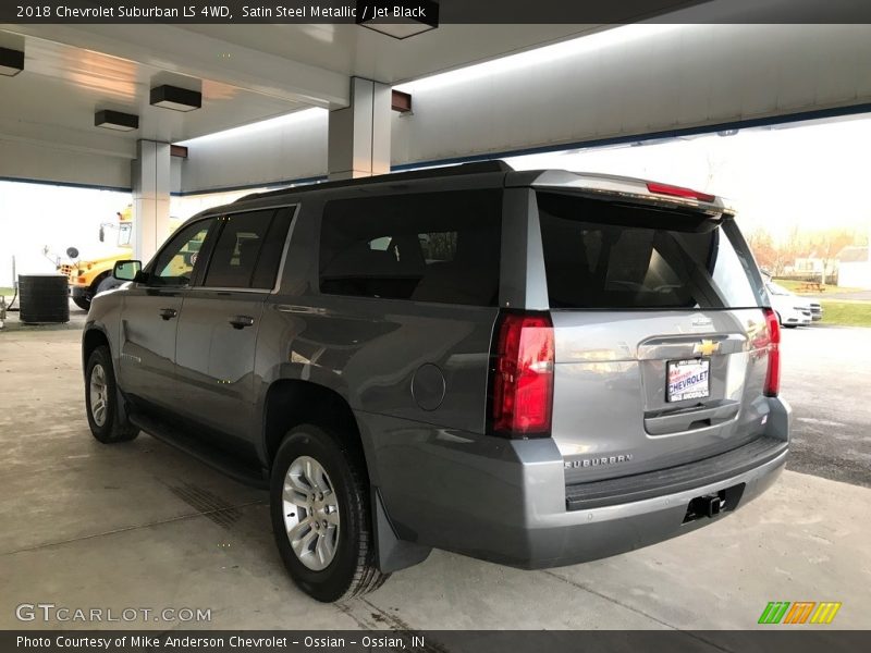 Satin Steel Metallic / Jet Black 2018 Chevrolet Suburban LS 4WD