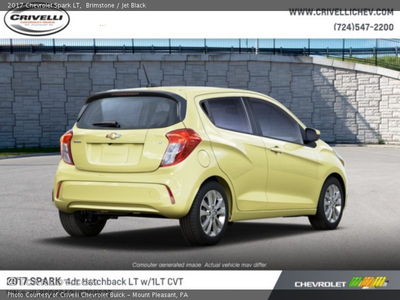 Brimstone / Jet Black 2017 Chevrolet Spark LT