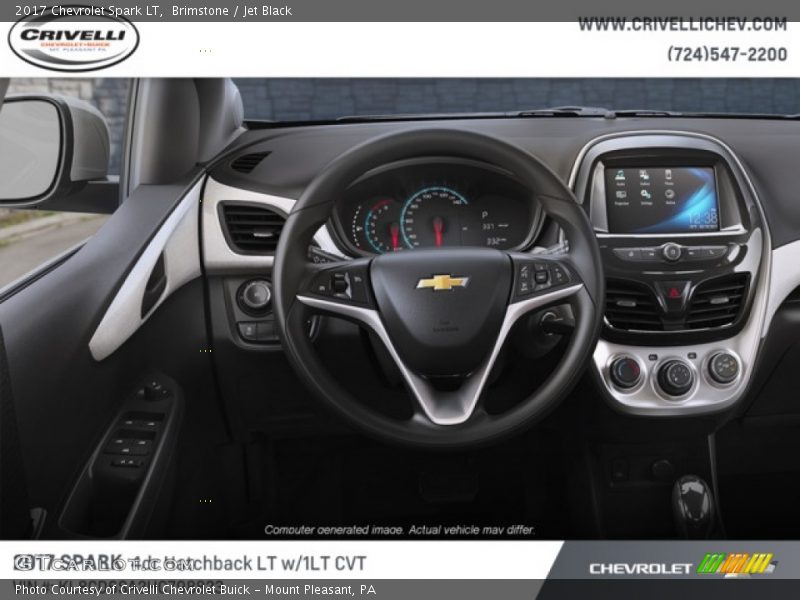 Brimstone / Jet Black 2017 Chevrolet Spark LT