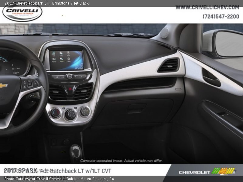 Brimstone / Jet Black 2017 Chevrolet Spark LT