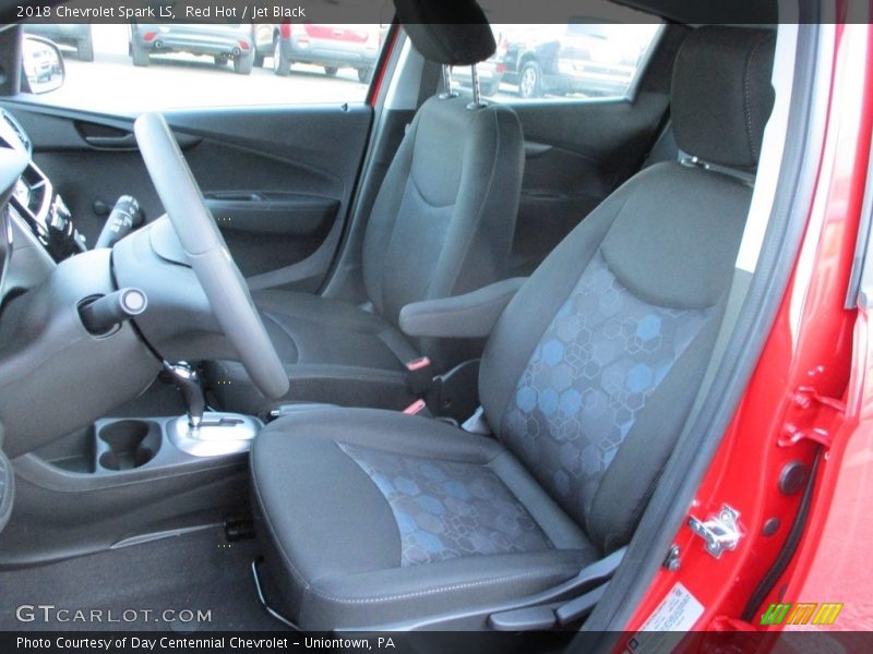 Red Hot / Jet Black 2018 Chevrolet Spark LS