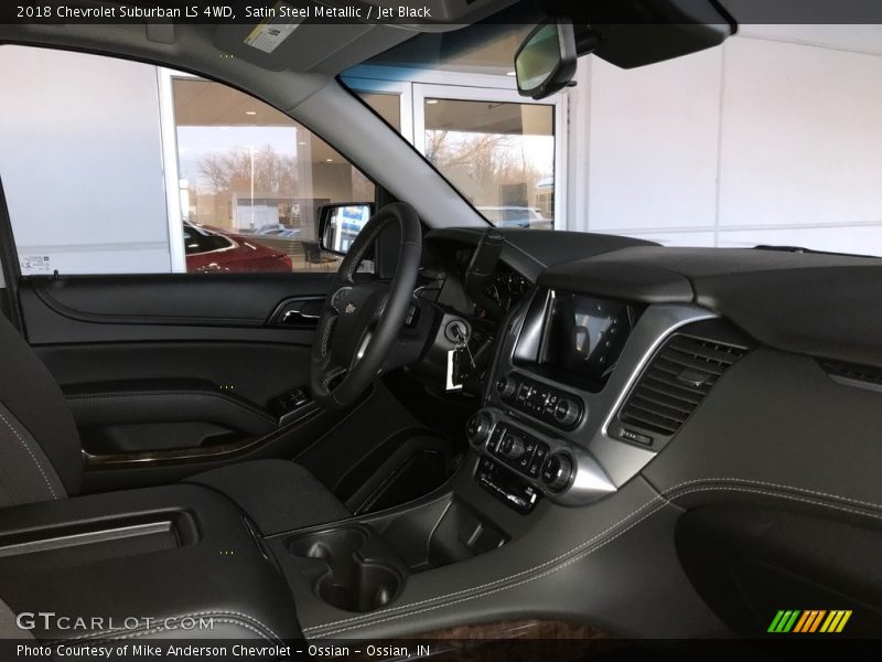 Satin Steel Metallic / Jet Black 2018 Chevrolet Suburban LS 4WD