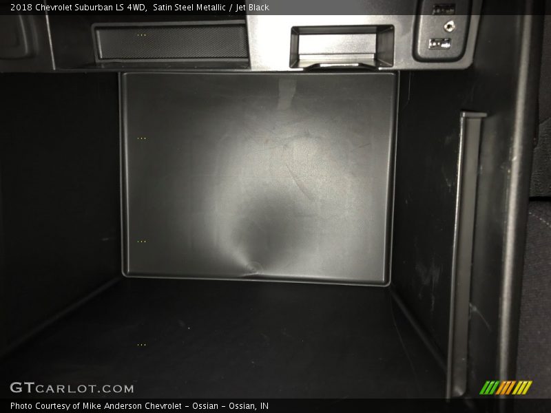 Satin Steel Metallic / Jet Black 2018 Chevrolet Suburban LS 4WD