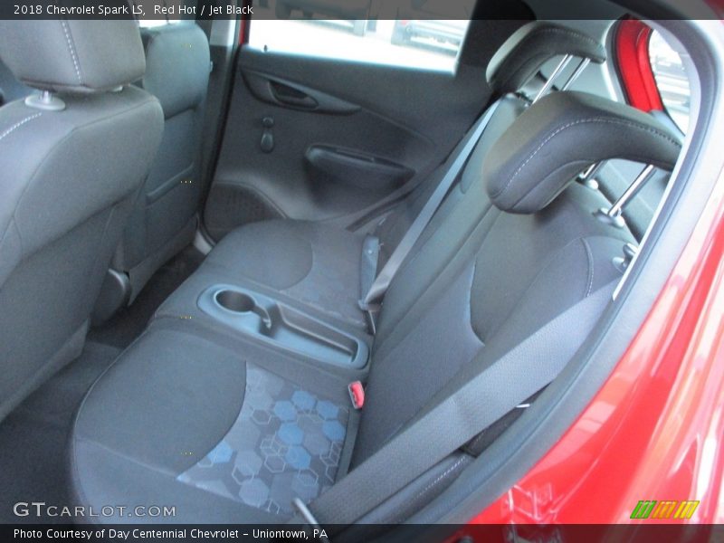Red Hot / Jet Black 2018 Chevrolet Spark LS