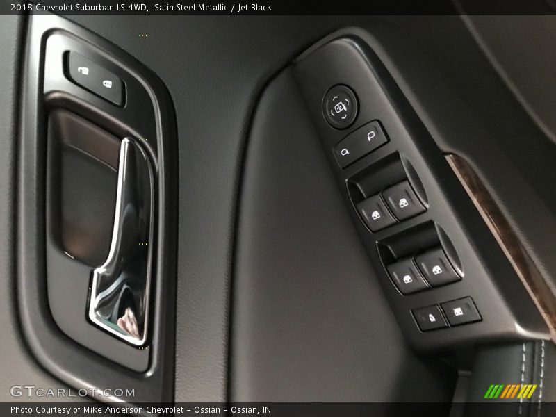 Satin Steel Metallic / Jet Black 2018 Chevrolet Suburban LS 4WD