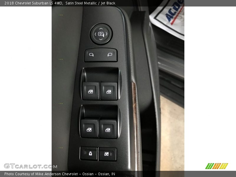 Satin Steel Metallic / Jet Black 2018 Chevrolet Suburban LS 4WD