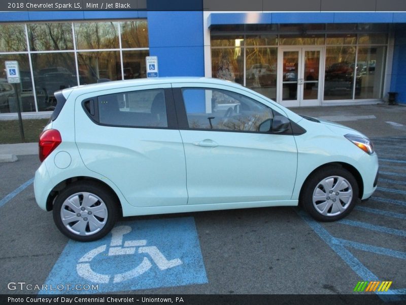 Mint / Jet Black 2018 Chevrolet Spark LS