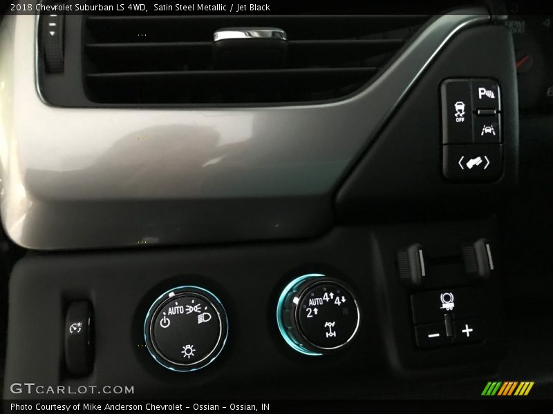 Satin Steel Metallic / Jet Black 2018 Chevrolet Suburban LS 4WD