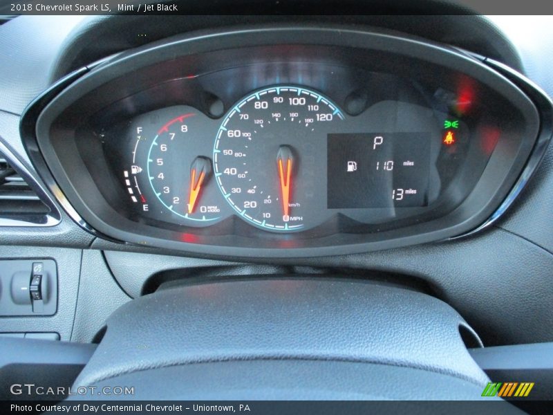 Mint / Jet Black 2018 Chevrolet Spark LS