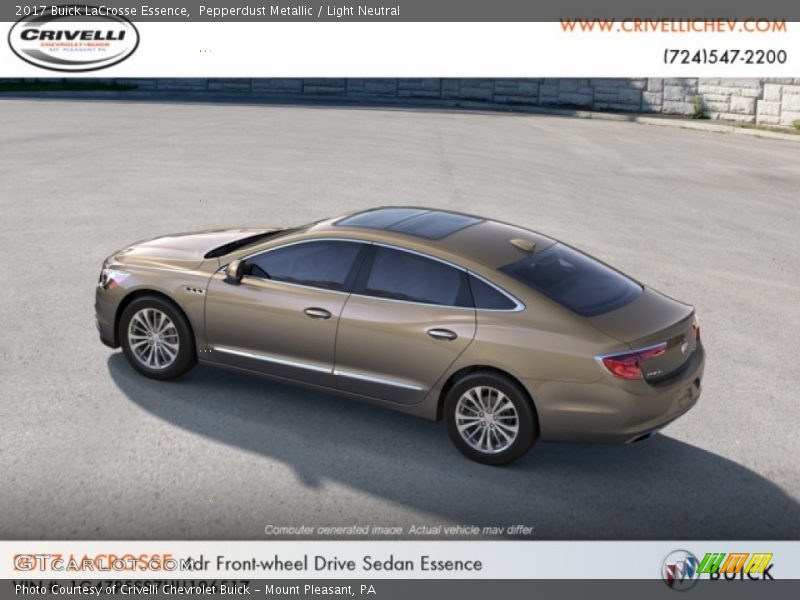 Pepperdust Metallic / Light Neutral 2017 Buick LaCrosse Essence