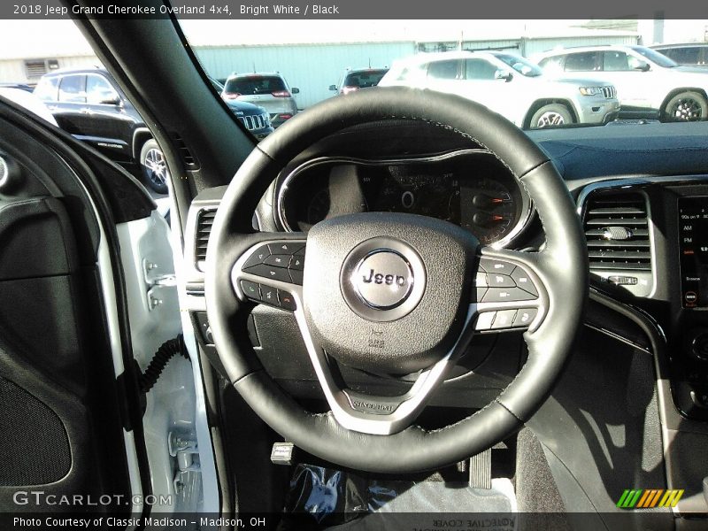 Bright White / Black 2018 Jeep Grand Cherokee Overland 4x4