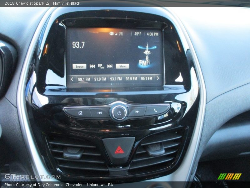 Mint / Jet Black 2018 Chevrolet Spark LS