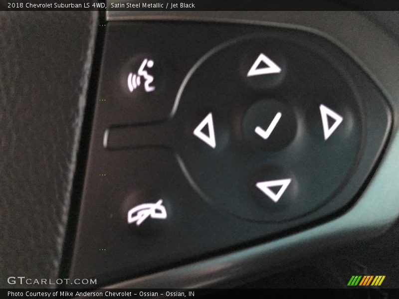 Satin Steel Metallic / Jet Black 2018 Chevrolet Suburban LS 4WD