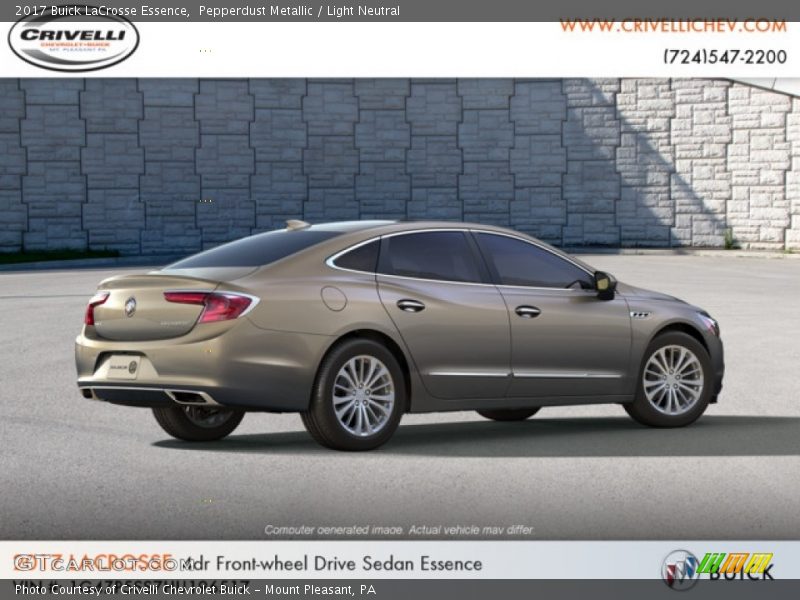 Pepperdust Metallic / Light Neutral 2017 Buick LaCrosse Essence