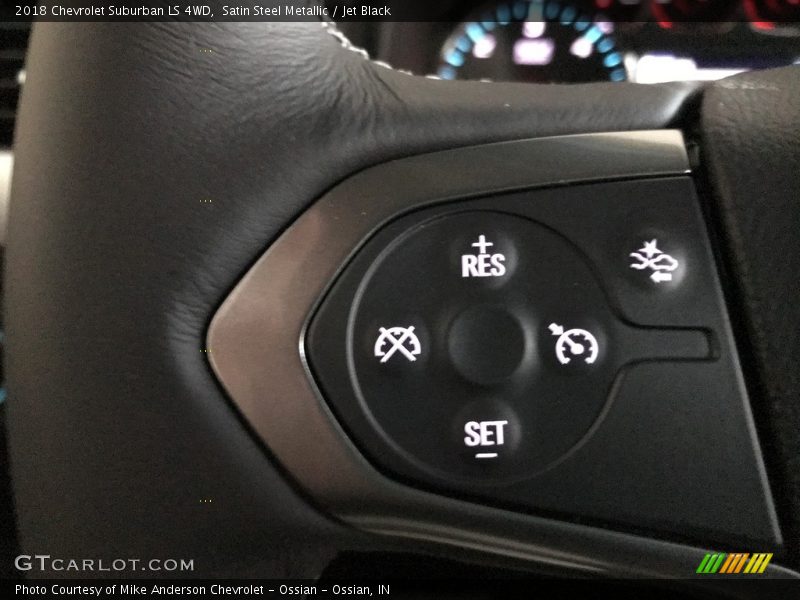 Satin Steel Metallic / Jet Black 2018 Chevrolet Suburban LS 4WD