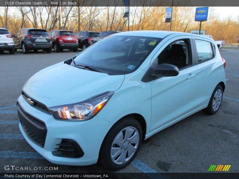 Mint / Jet Black 2018 Chevrolet Spark LS