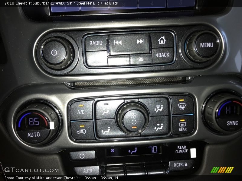 Satin Steel Metallic / Jet Black 2018 Chevrolet Suburban LS 4WD