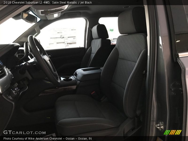 Satin Steel Metallic / Jet Black 2018 Chevrolet Suburban LS 4WD