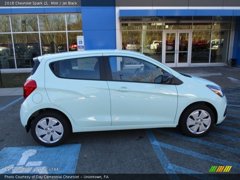 Mint / Jet Black 2018 Chevrolet Spark LS