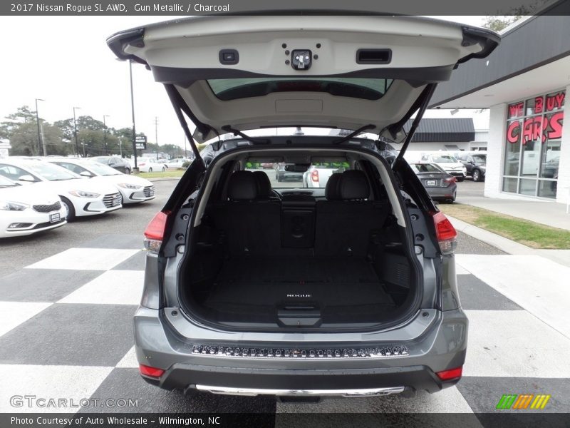 Gun Metallic / Charcoal 2017 Nissan Rogue SL AWD