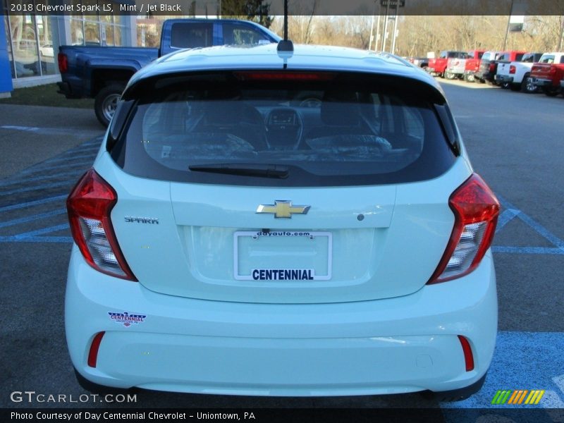 Mint / Jet Black 2018 Chevrolet Spark LS