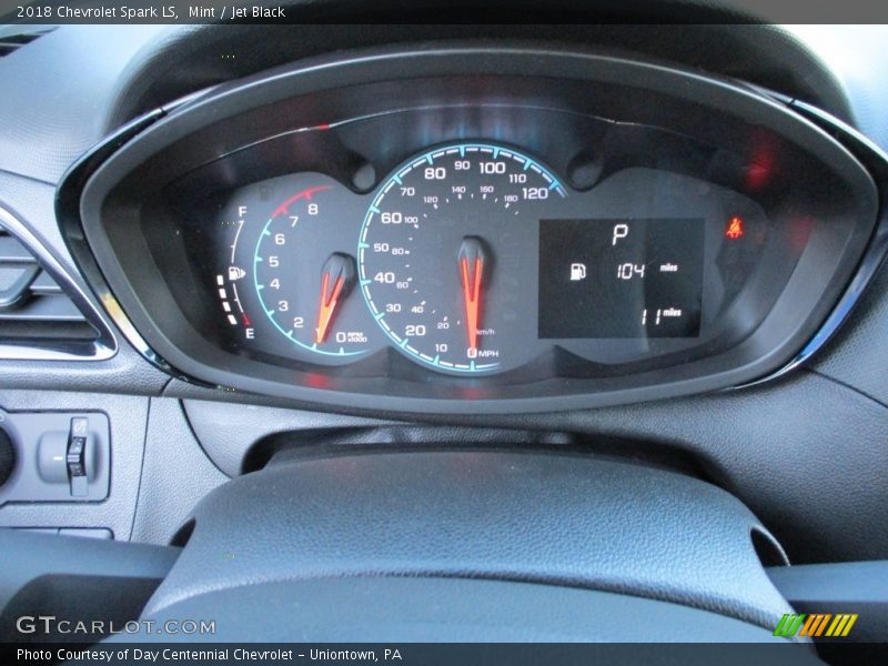 Mint / Jet Black 2018 Chevrolet Spark LS