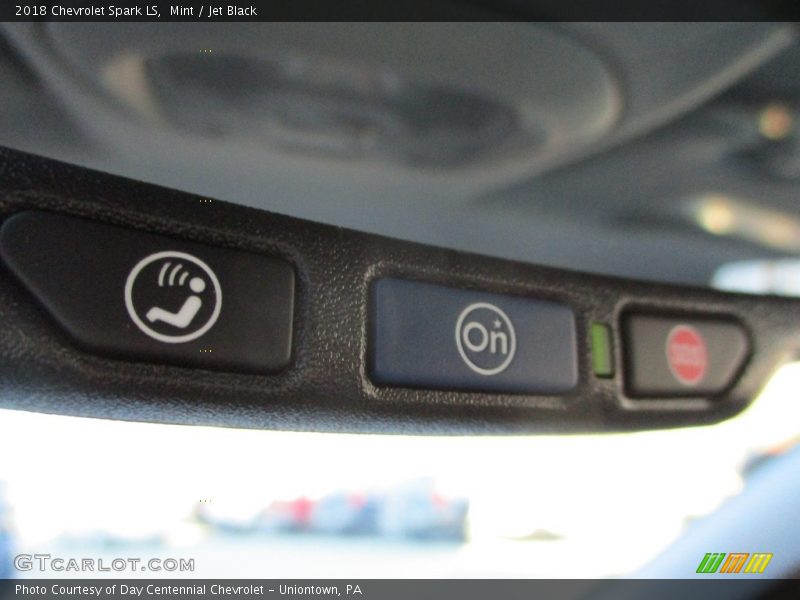 Mint / Jet Black 2018 Chevrolet Spark LS