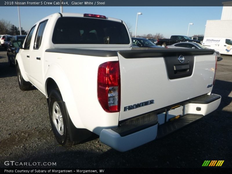 Glacier White / Steel 2018 Nissan Frontier S Crew Cab 4x4