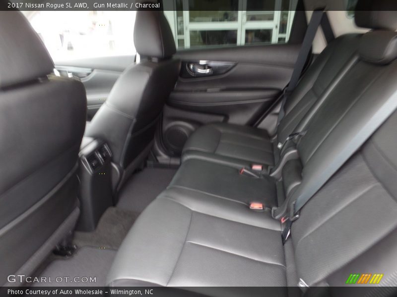 Gun Metallic / Charcoal 2017 Nissan Rogue SL AWD