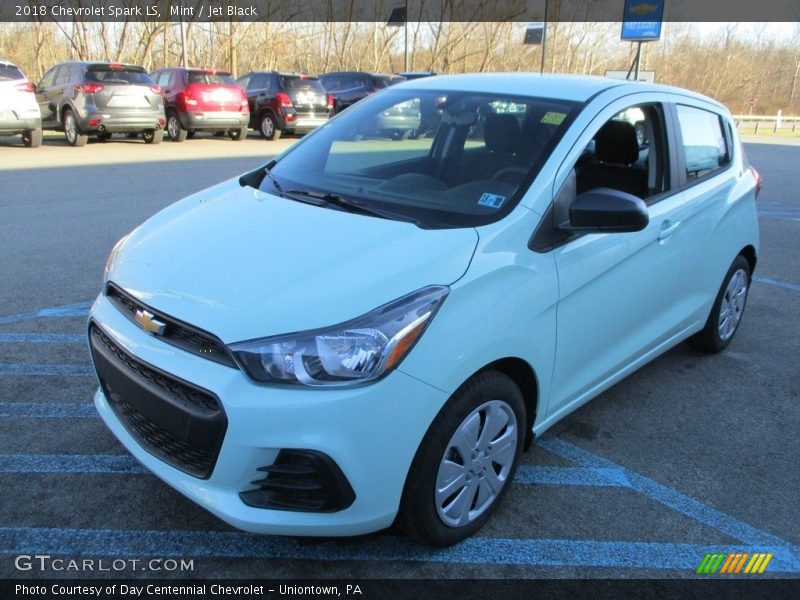Mint / Jet Black 2018 Chevrolet Spark LS