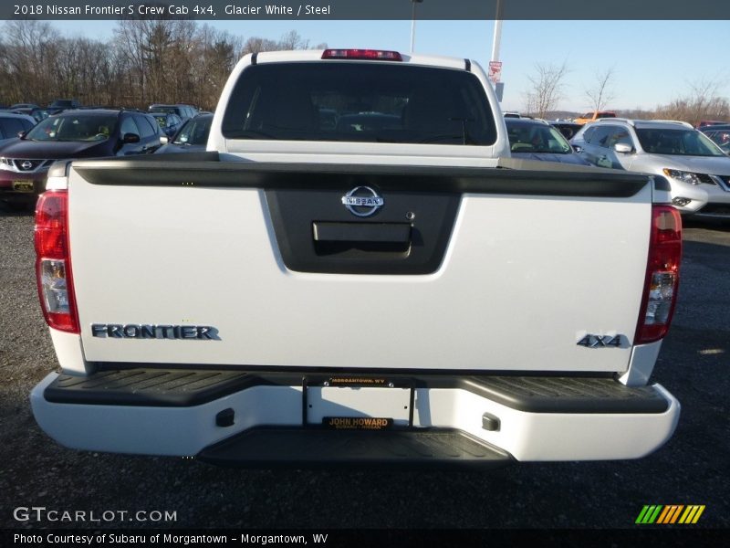 Glacier White / Steel 2018 Nissan Frontier S Crew Cab 4x4