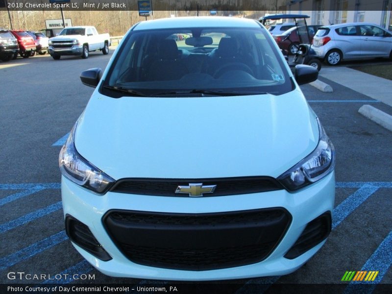 Mint / Jet Black 2018 Chevrolet Spark LS
