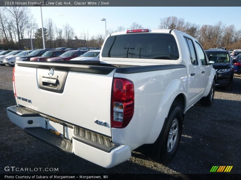 Glacier White / Steel 2018 Nissan Frontier S Crew Cab 4x4