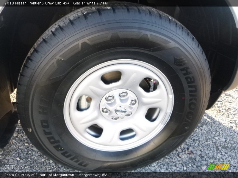 Glacier White / Steel 2018 Nissan Frontier S Crew Cab 4x4